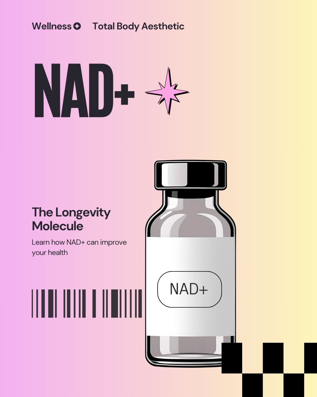 NAD+ the longevity molecule therapy Total Body Aesthetic Westchester Los Angeles 90045