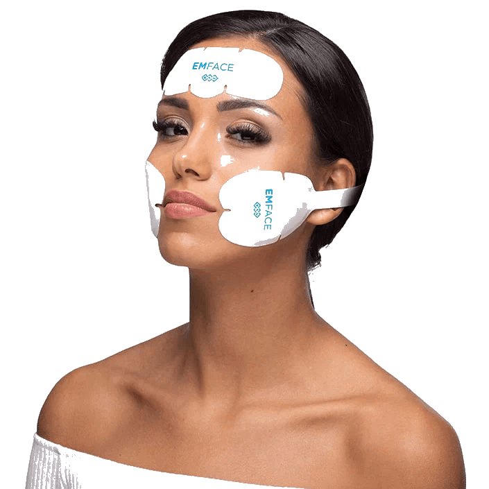 Emface facial toning treatment on a woman in Westchester Los Angeles