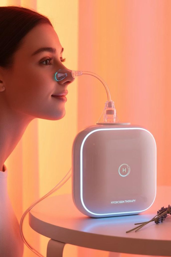Hydrogen therapy session at Total Body Aesthetic med spa Los Angeles
