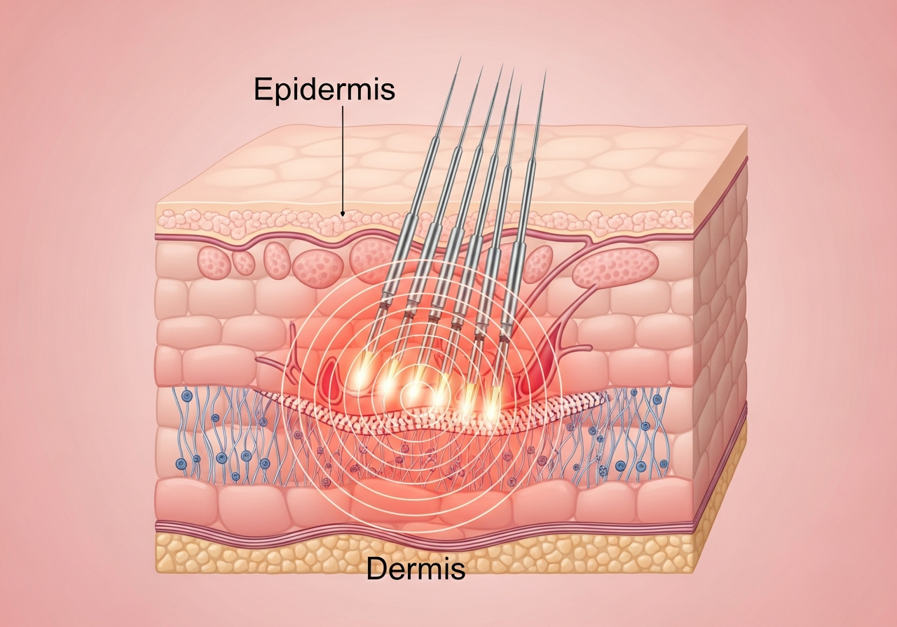 Sylfirm X Phase 1 RF microneedling penetration in Los Angeles 90045